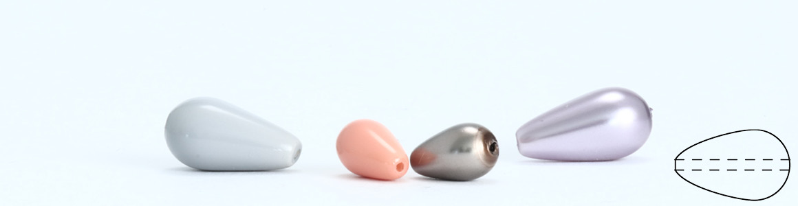 Preciosa 15 x 8 mm Nacre Pearl Pear