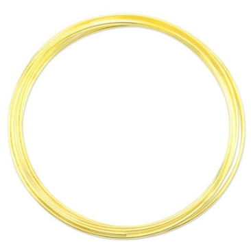 Beadalon Memory-Wire pour bracelets, Heavy Duty (diamètre de fil 1 mm), grand, doré, 14 grammes (env. 9 tours)