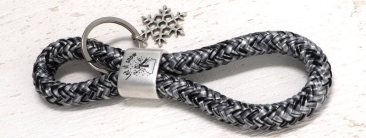 Christmas Keychain with Sail Rope 