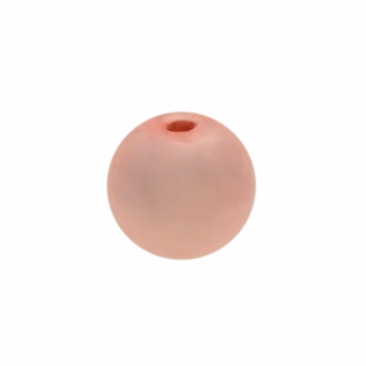 Brin de perles d'hématite, boule, 8 mm, plaqué or rose galvanisé, longueur environ 39 cm