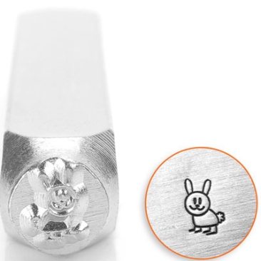 ImpressArt Design tampon, 6 mm, motif lapin Hopper