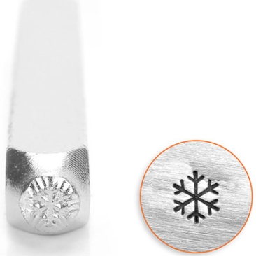 ImpressArt Design Stamp, 3 mm, motif snowflake
