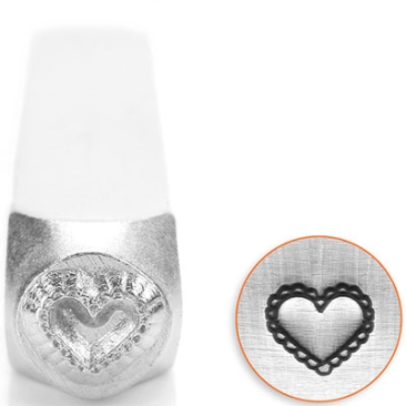 ImpressArt Design Stamp, 6 mm, motif heart