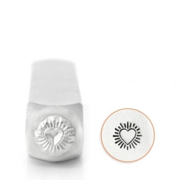 ImpressArt Design tampon, 6 mm, motif coeur