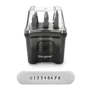 ImpressArt Letter Stamp, Font Stargazer Signature Letter Stamps, 2 mm, Numbers, suitable for stainless steel