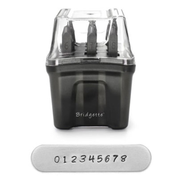ImpressArt Number Stamp, Bridgette Signature Letter Stamps, 3 mm, numbers, suitable for stainless steel
