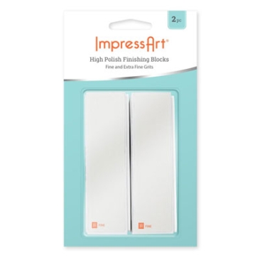 ImpressArt polishing block for a glossy effect on surfaces, package of 2 pieces
