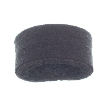 Schlaufe für Craft Lederband, 16 mm x 8 mm, Black