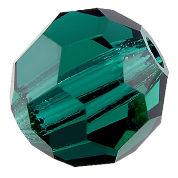 Preciosa parel bal, Ronde kraal, Vorm: Rond, 6 mm, Kleur: smaragd