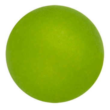 Polaris bead, round, approx.10 mm, green