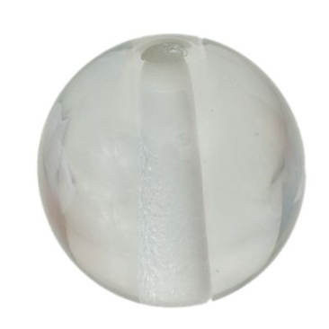 Polarisbol 14 mm transparant, lichtgrijs