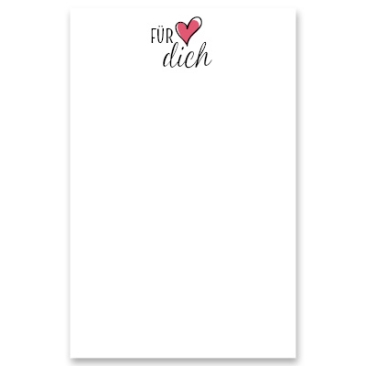 Carte-bijou "Pour toi", vertical, blanc, dimensions 8,5 x 5,5 cm