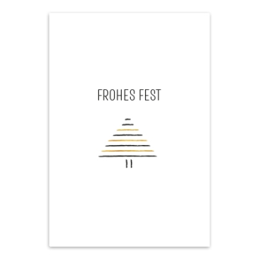 Carte décorative, "Joyeux Noël", rectangulaire, dimensions 8,5 x 12 cm