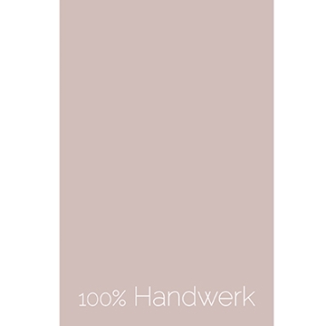 Carte-bijou "100 % artisanat", vertical, taupe clair, dimensions 8,5 x 5,5 cm