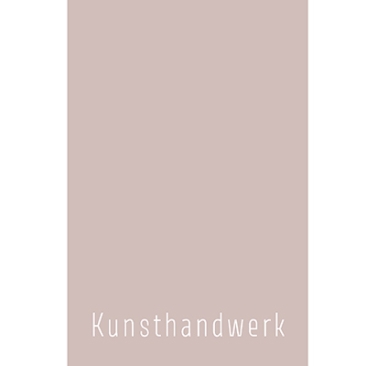 Carte-bijou "Artisanat", vertical, taupe clair, dimensions 8,5 x 5,5 cm