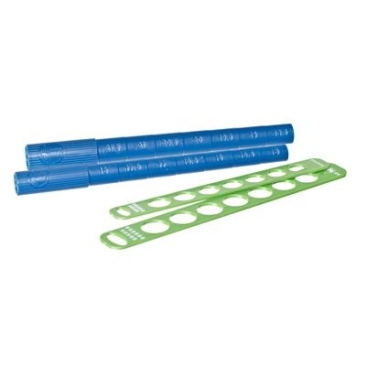 Ring stick and ring sizer, 4 piece set