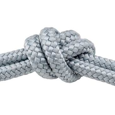 Two Skeins of Paracord, Gray and Green, and a Thick Knot Woven of Them  Stock Photo - Image of isolated, white: 214693634