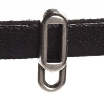 Hangerhouder, voor brede linten (5 x 2 mm), verzilverd