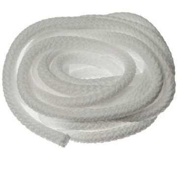 Corde à voile / cordelette, diamètre 5 mm, longueur 1 m, blanc