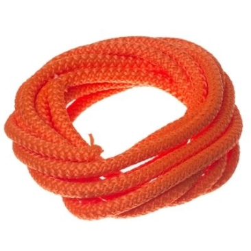 Zeiltouw / koord, diameter 5 mm, lengte 1 m, oranje