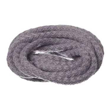Sail rope / cord, diameter 5 mm, length 1 m, light grey