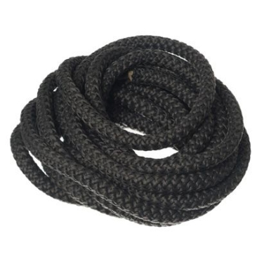 Sail rope / cord, diameter 5 mm, length 1 m, dark grey