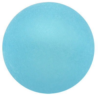 Perle polaire, ronde, env. 10 mm, bleu clair 