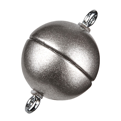Magnetic clasps STAINLESS STEEL 8 mm / ball shape clasps 14 x 8 mm magnetic  ball Magnetic clasp magnetic ball clasps stainless steel